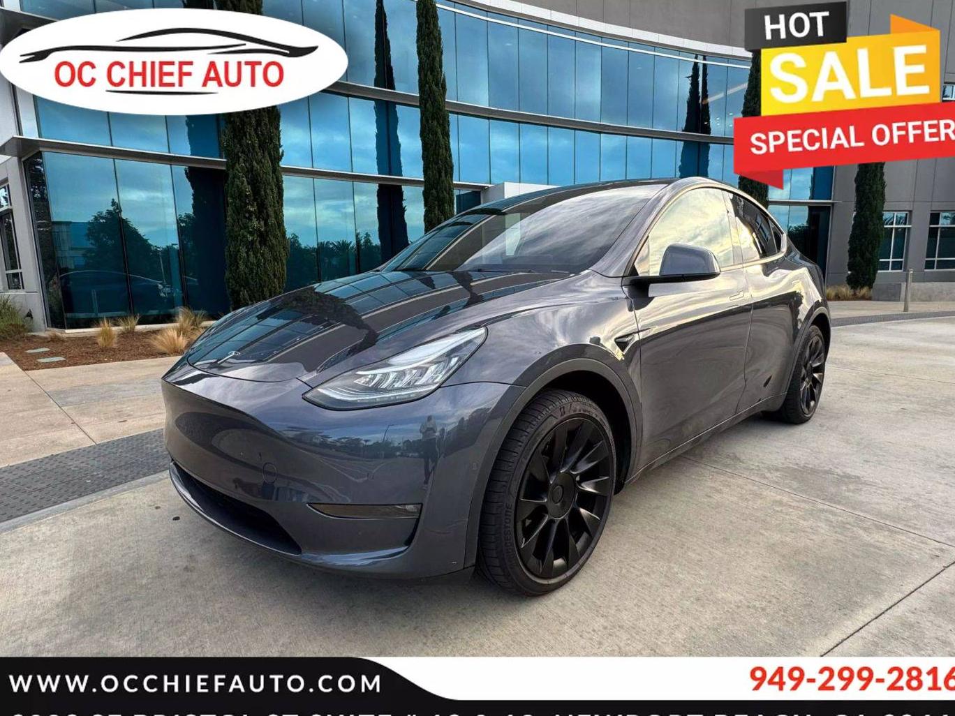 TESLA MODEL Y 2022 7SAYGDEEXNF340472 image